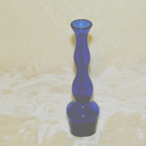 cobalt blue bud vase