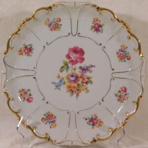Large Floral Plate