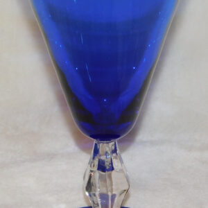 Vintage & Collectible, Cobalt Blue Wine Glasses