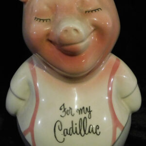 Ceramic Piggy Bank Stamped