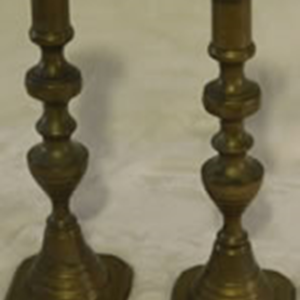 Pair of Antique Brass Candlesticks