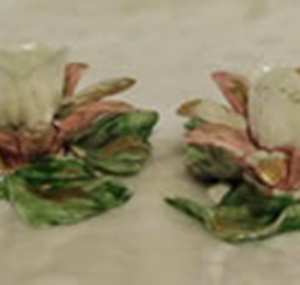 Capodimonte Ceramic candle holders