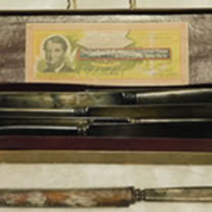 Set of six knives
