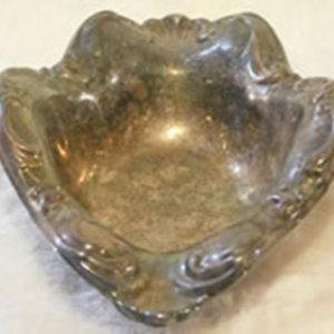 Silver plate candy dish