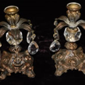 Pair of Copper candleholders