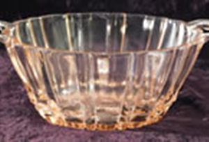 Pink Depression Glass Bowl