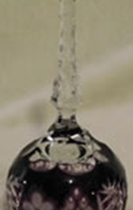 Natchmann colored glass bell