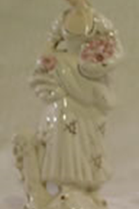 Porcelain Young Girl Figurine