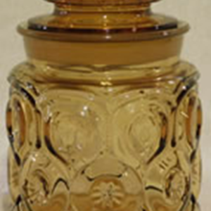Brown Glass, Tobacco Jar