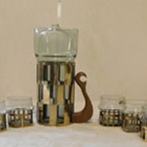 Hand Blown Cocktail Set