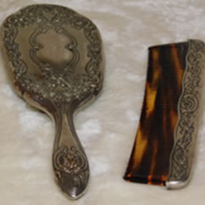 Silver Brush and Comb set