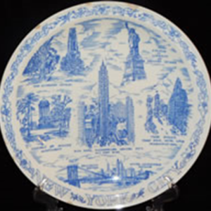 Vernon Kilns, Souvenir Plate