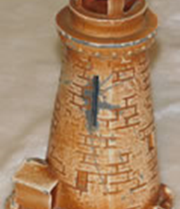 Metal Lighthouse bank