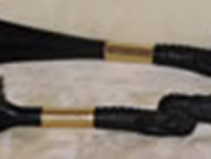 Set of plastic/bakelite shoe brush